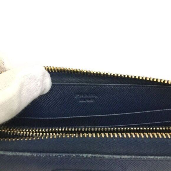 Prada Long Saffiano Leather Zip Around Wallet - Picture 8 of 8